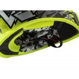 LS2 MX437 FAS EVO II MINI CRUSHER BLACK YELLOW vaikiškas krosinis šalmas S