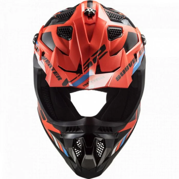 LS2 MX700 SUBVERTER STOMP ŠALMAS ORANŽINĖ L