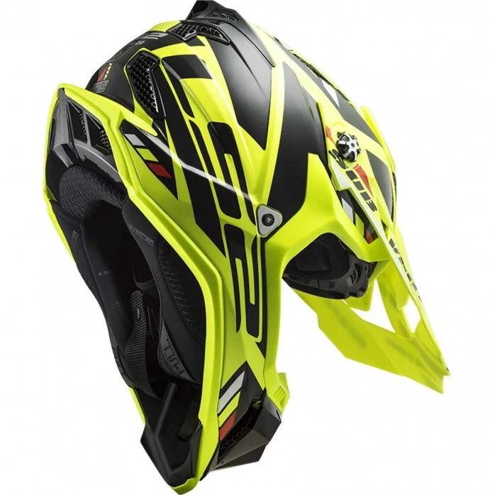 LS2 MX700 SUBVERTER STOMP ŠALMAS GELTONA L
