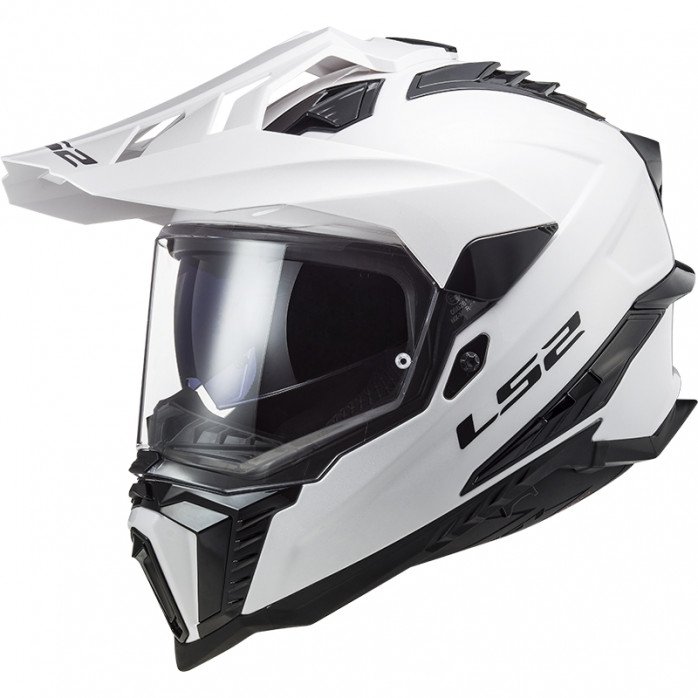 LS2 MX701 EXPLORER SOLID ŠALMAS BALTAS 3XL