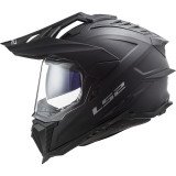 LS2 MX701 EXPLORER SOLID ŠALMAS MATINIS JUODA 3XL