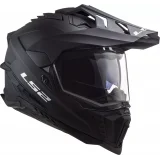 LS2 MX701 EXPLORER SOLID ŠALMAS MATINIS JUODA XXL