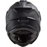 LS2 MX701 EXPLORER SOLID ŠALMAS MATINIS JUODA XXL