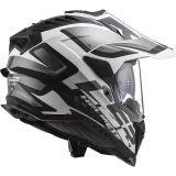 LS2 MX701 EXPLORER ALTER ŠALMAS BALTA/JUODA 3XL