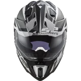 LS2 MX701 EXPLORER ALTER ŠALMAS BALTA/JUODA 3XL