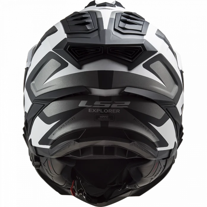 LS2 MX701 EXPLORER ALTER ŠALMAS BALTA/JUODA XL