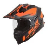 LS2 MX701 EXPLORER ALTER ŠALMAS ORANŽINĖ/JUODA L