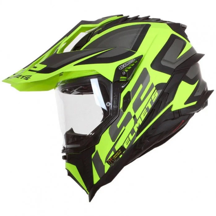 LS2 MX701 EXPLORER ALTER ŠALMAS GELTONA/JUODA XL