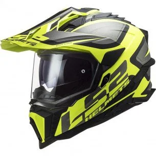 LS2 MX701 EXPLORER ALTER ŠALMAS GELTONA/JUODA L