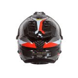 LS2 MX701 EXPLORER CARBON FRONTIER G.TITANIUM RED ADENTURE ŠALMAS 3XL