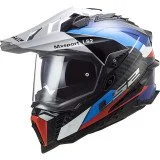 LS2 MX701 C EXPLORER CARBON FRONTIER G.BLACK BLUE ADVENTURE ŠALMAS M