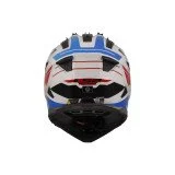 LS2 MX702 PIONEER II NAMIB WHITE BLUE RED šalmas M