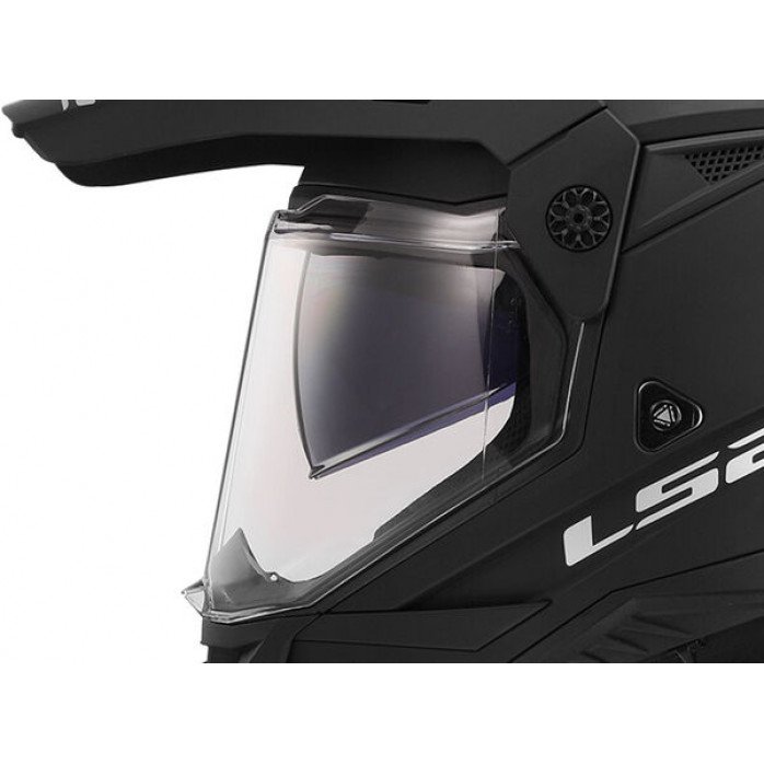 LS2 MX702 PIONEER II MATT BLACK šalmas XXL