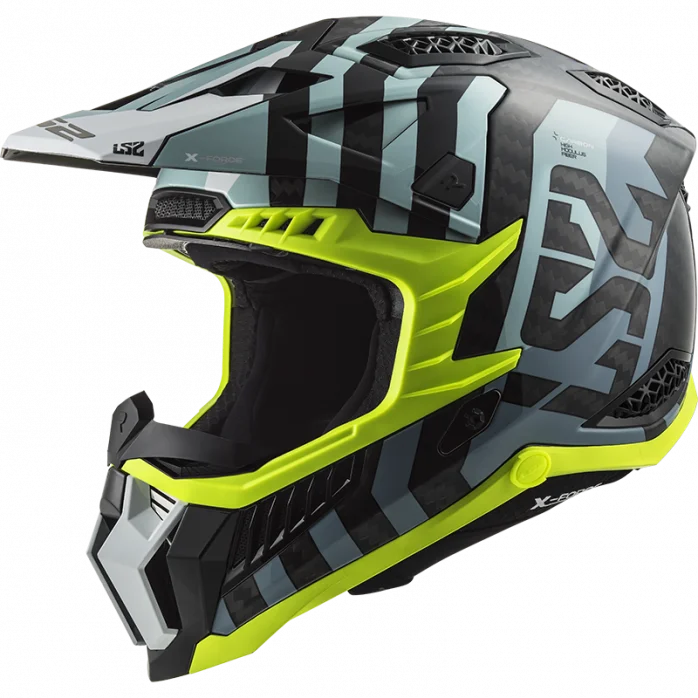 LS2 MX703 C X-FORCE BARRIER SKY MĖLYNA KROSINIS ŠALMAS 3XL