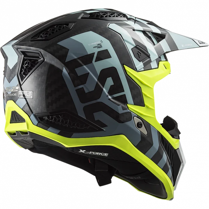 LS2 MX703 C X-FORCE BARRIER SKY MĖLYNA KROSINIS ŠALMAS 3XL