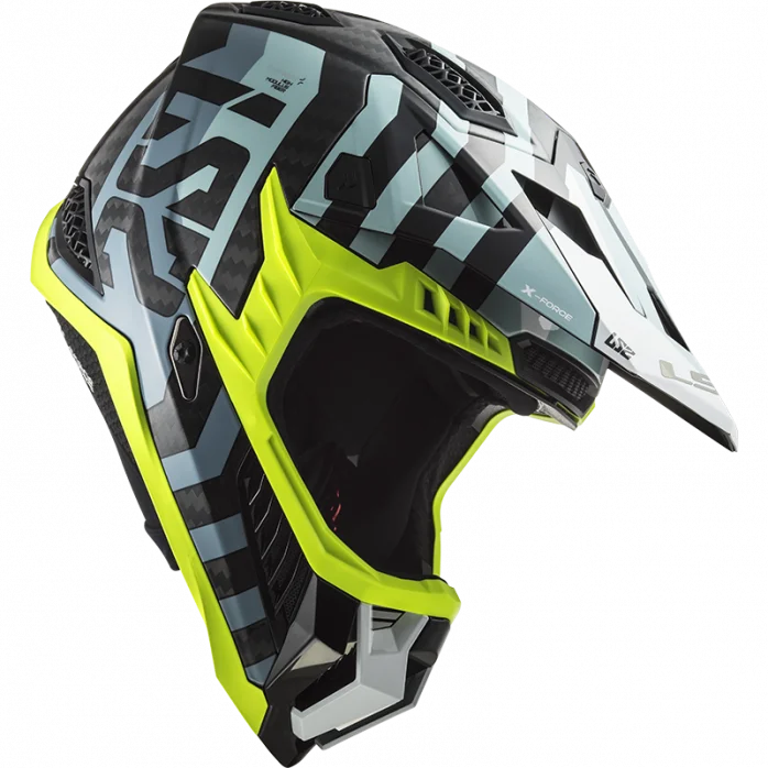 LS2 MX703 C X-FORCE BARRIER SKY MĖLYNA KROSINIS ŠALMAS 3XL