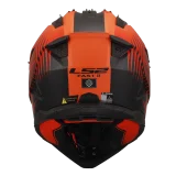 LS2 MX708 FAST II DUCK MH-V ORANGE RED šalmas S