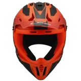 LS2 MX708 FAST II DUCK MH-V ORANGE RED šalmas S