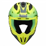 LS2 MX708 FAST II DUCK MH-V GREEN HV YELLOW šalmas L