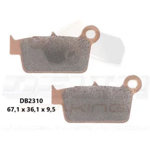 DELTA BRAKING galinės stabdžių trinkelės kaladėlės Aprilia Suzuki Fantic GAS-GAS Kawasaki TM Yamaha DL031 (alt. DP940 FA367)