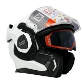 LS2 FF901 ADVANT X SOLID WHITE modulinis šalmas L