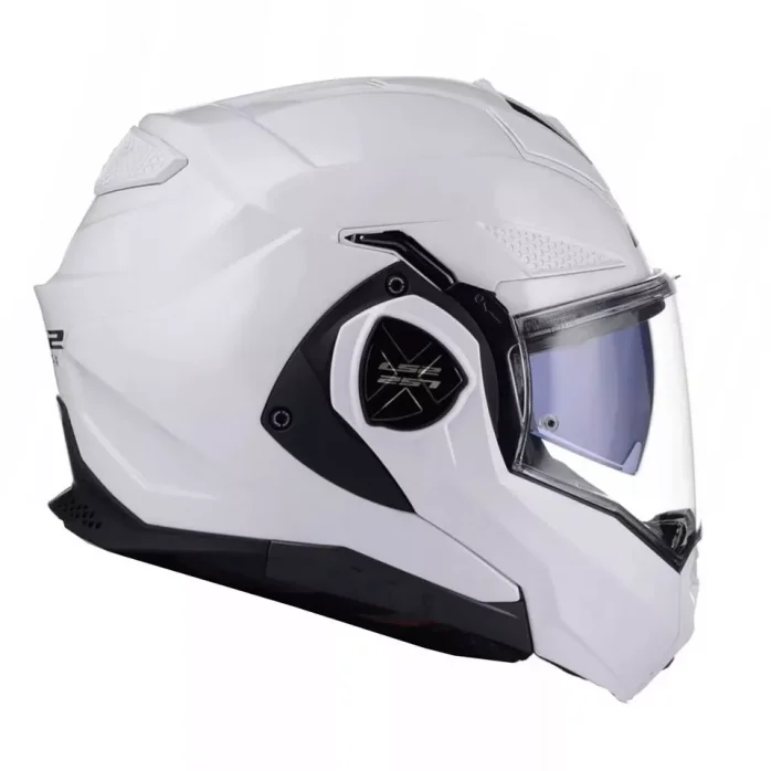 LS2 FF901 ADVANT X SOLID WHITE modulinis šalmas L