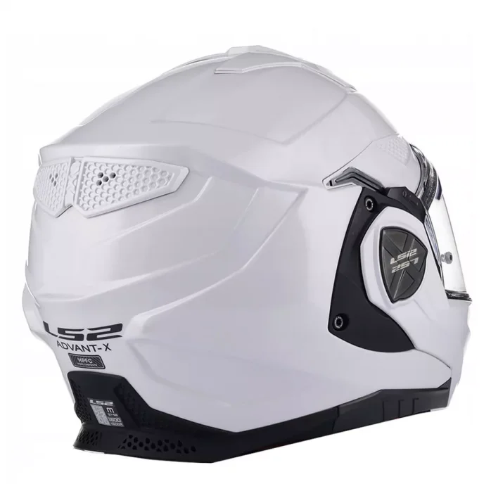 LS2 FF901 ADVANT X SOLID WHITE modulinis šalmas L