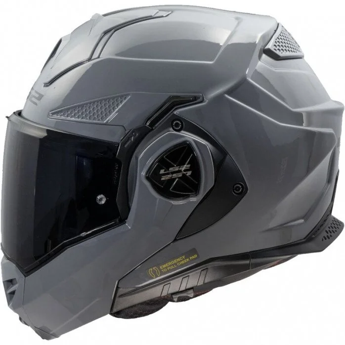 LS2 FF901 ADVANT X SOLID NARDO GREY modulinis šalmas XL