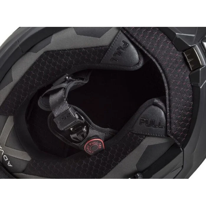 LS2 FF901 ADVANT X SPECTRUM BLACK WHITE RED modulinis šalmas XXL