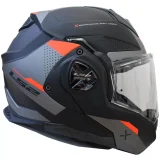 LS2 FF901 ADVANT X OBLIVION M.BLACK TITANIUM modulinis šalmas L