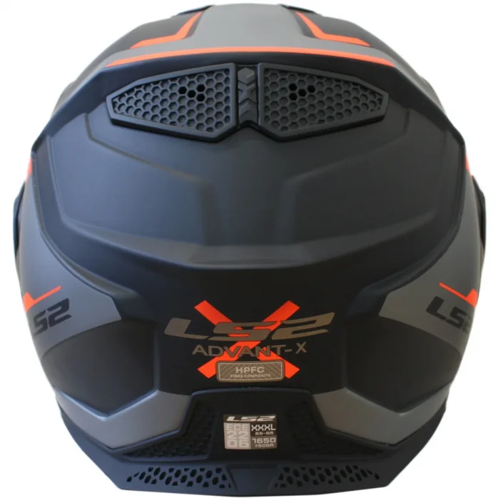 LS2 FF901 ADVANT X OBLIVION M.BLACK TITANIUM modulinis šalmas L