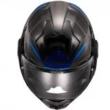 LS2 FF901 ADVANT X SPECTRUM BLACK TITAN.BLUE modulinis šalmas L