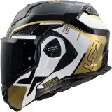 LS2 FF901 ADVANT X METRYK BLACK GOLD modulinis šalmas XS