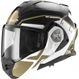 LS2 FF901 ADVANT X METRYK BLACK GOLD modulinis šalmas XS