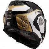 LS2 FF901 ADVANT X METRYK BLACK GOLD modulinis šalmas XS