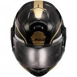 LS2 FF901 ADVANT X METRYK BLACK GOLD modulinis šalmas XS