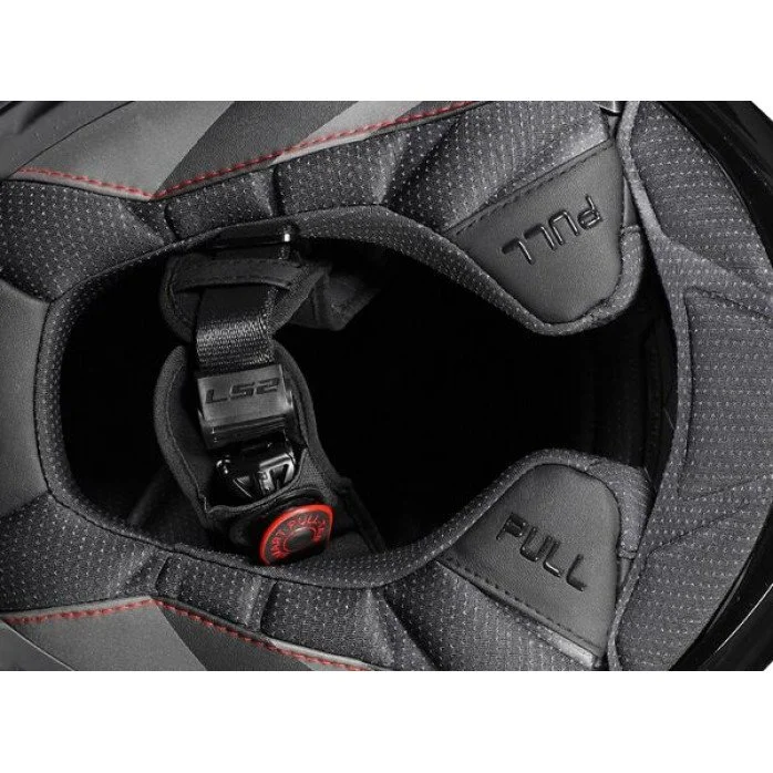 LS2 FF901 ADVANT X SOLID CARBON modulinis šalmas XS