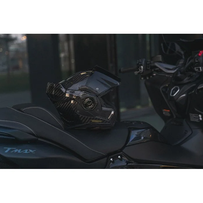 LS2 FF901 ADVANT X SOLID CARBON modulinis šalmas XS