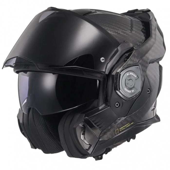 LS2 FF901 ADVANT X SOLID CARBON modulinis šalmas XS