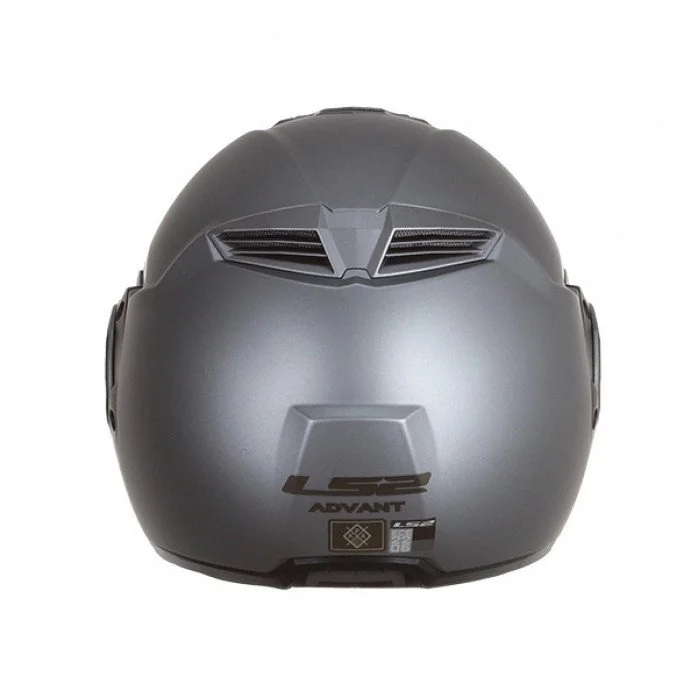LS2 FF906 ADVANT SOLID MODULINIS ŠALAMS PILKA XL