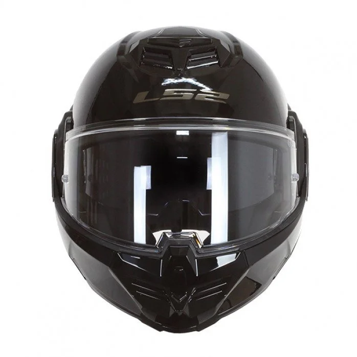 LS2 FF906 ADVANT SOLID MODULINIS ŠALMAS JUODA XL