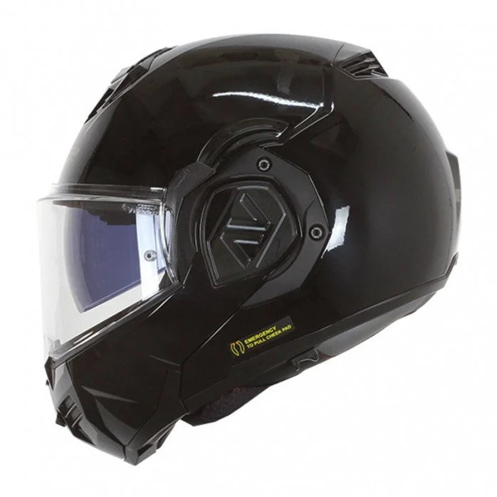 LS2 FF906 ADVANT SOLID MODULINIS ŠALMAS JUODA XL
