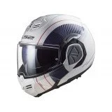 LS2 FF906 ADVANT COOPER MODULINIS ŠALMAS BALTA/MĖLYNA XS