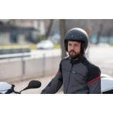 LS2 RIVA neperšalmpama vasarinė vyriška motociklisto striukė - juoda/pilka XXL