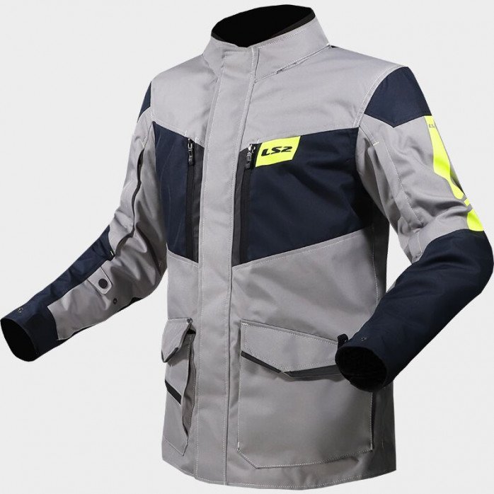 LS2 METROPOLIS EVO MAN JACKET TITANIUM YELLOW 3XL