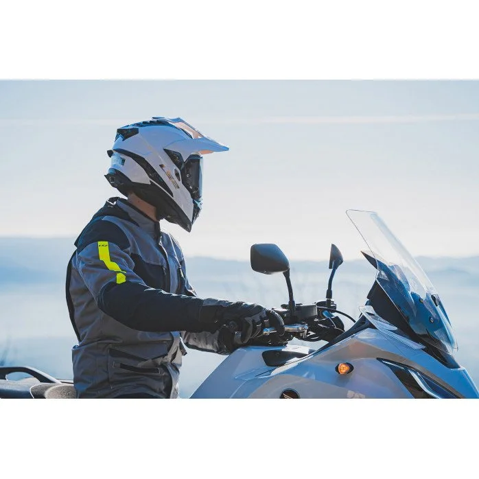 LS2 METROPOLIS EVO TITANIUM VYRIŠKA MOTOCIKLISTO STRIUKĖ - PILKA L