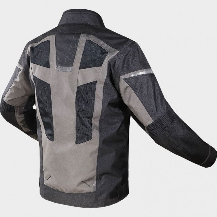 LS2 SCOUT vyriška motociklisto striukė - juoda/pilka 4XL