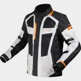 LS2 SCOUT vyriška motociklisto striukė - juoda/pilka/oranžinė XXL