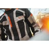 LS2 SCOUT vyriška motociklisto striukė - juoda/pilka/oranžinė XXL