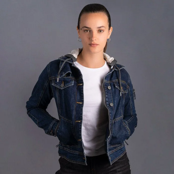 LS2 OAKY DŽINSINĖ MOTERIŠKA MOTOCIKLISTO STRIUKĖ - MĖLYNA XS